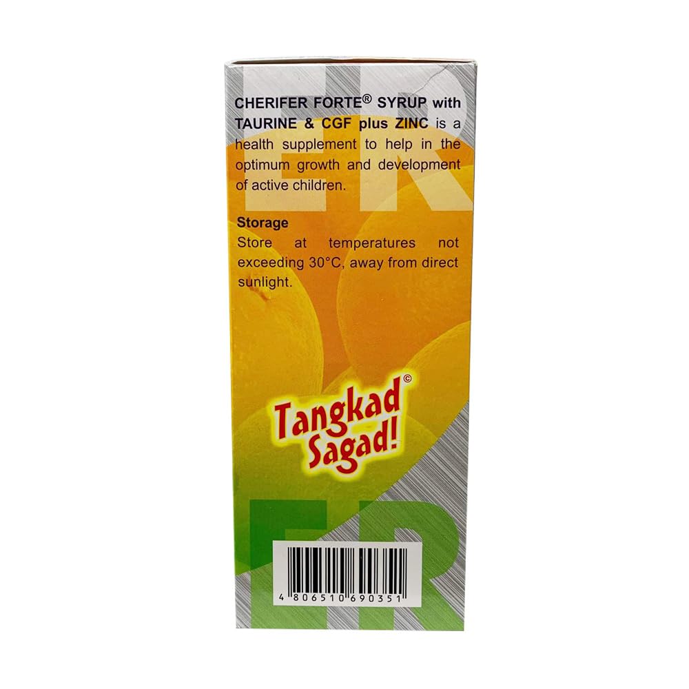 Close-up of Cherifer Forte Syrup dropper