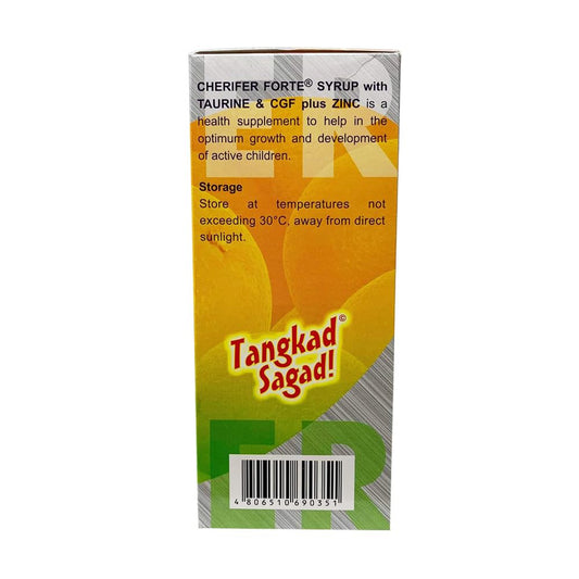 Close-up of Cherifer Forte Syrup dropper