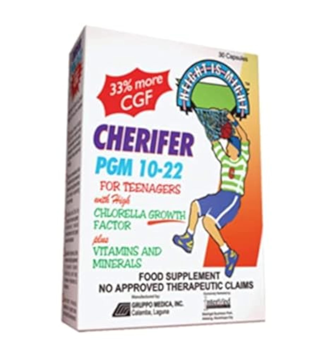 Cherifer PGM 10-22 bottle and capsules