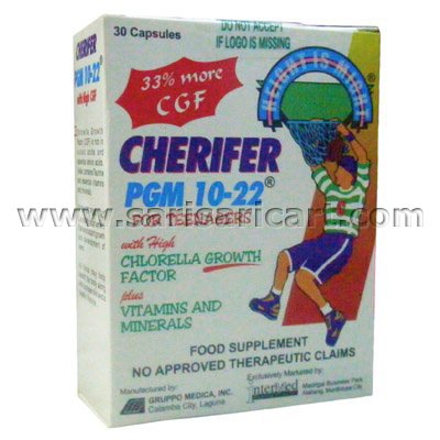 Cherifer PGM 10-22 capsules with zinc, CGF and taurine for teens, 30 capsules
