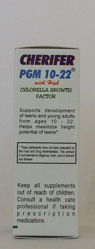 Ingredients of CHERIFER PGM 10-22: Zinc, CGF, Taurine