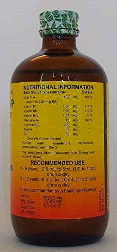 Chlorella Growth Factor (CGF) ingredients highlighted on packaging