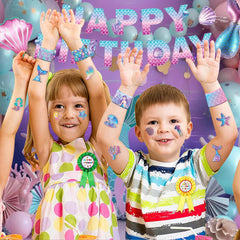 Cherisnowy slap bracelets with vibrant mermaid designs for easy wear.