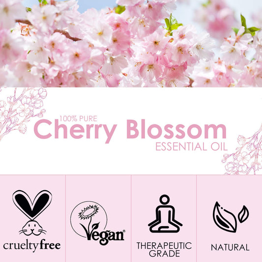 Aromatherapy diffuser with Cherry Blossom fragrance oil