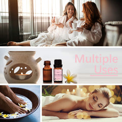A diffuser releasing aroma with cherry blossom essential oil