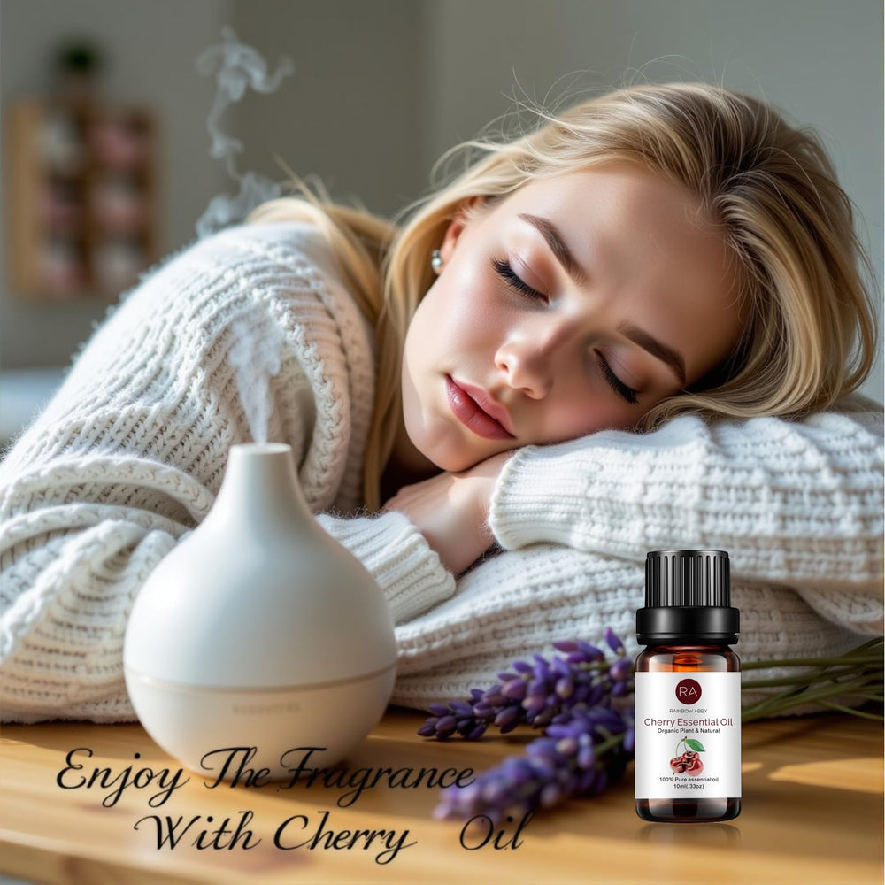 Diffuser releasing cherry essential oil aroma