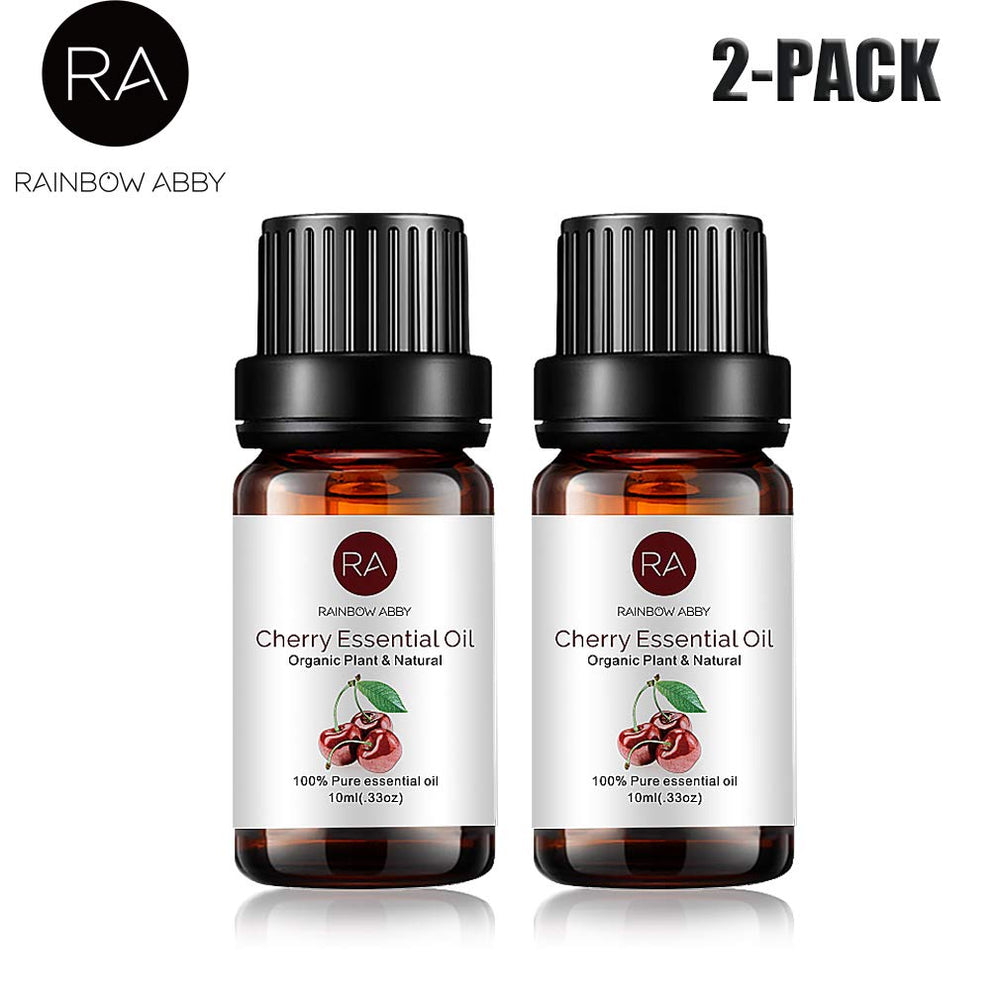 Packaging showing 2 x Cherry Essential Oil (2x10ml)