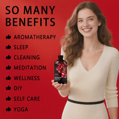 Cherry essential oil used in a diffuser for aroma