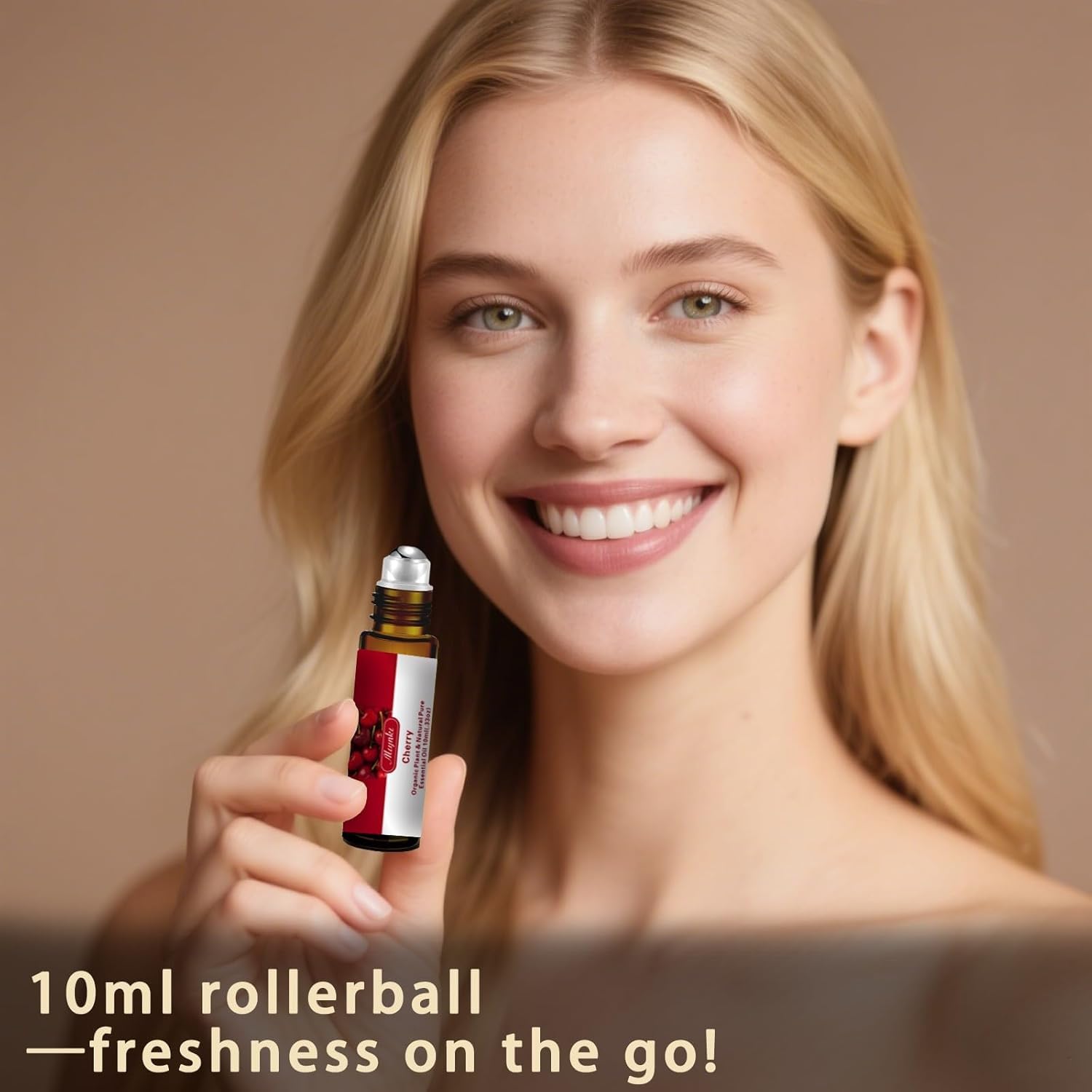 Cherry essential oil roll-on 10ml bottle