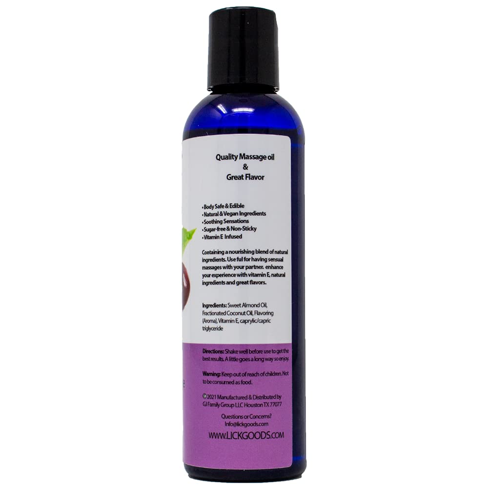 Close-up of massage oil being spread on skin