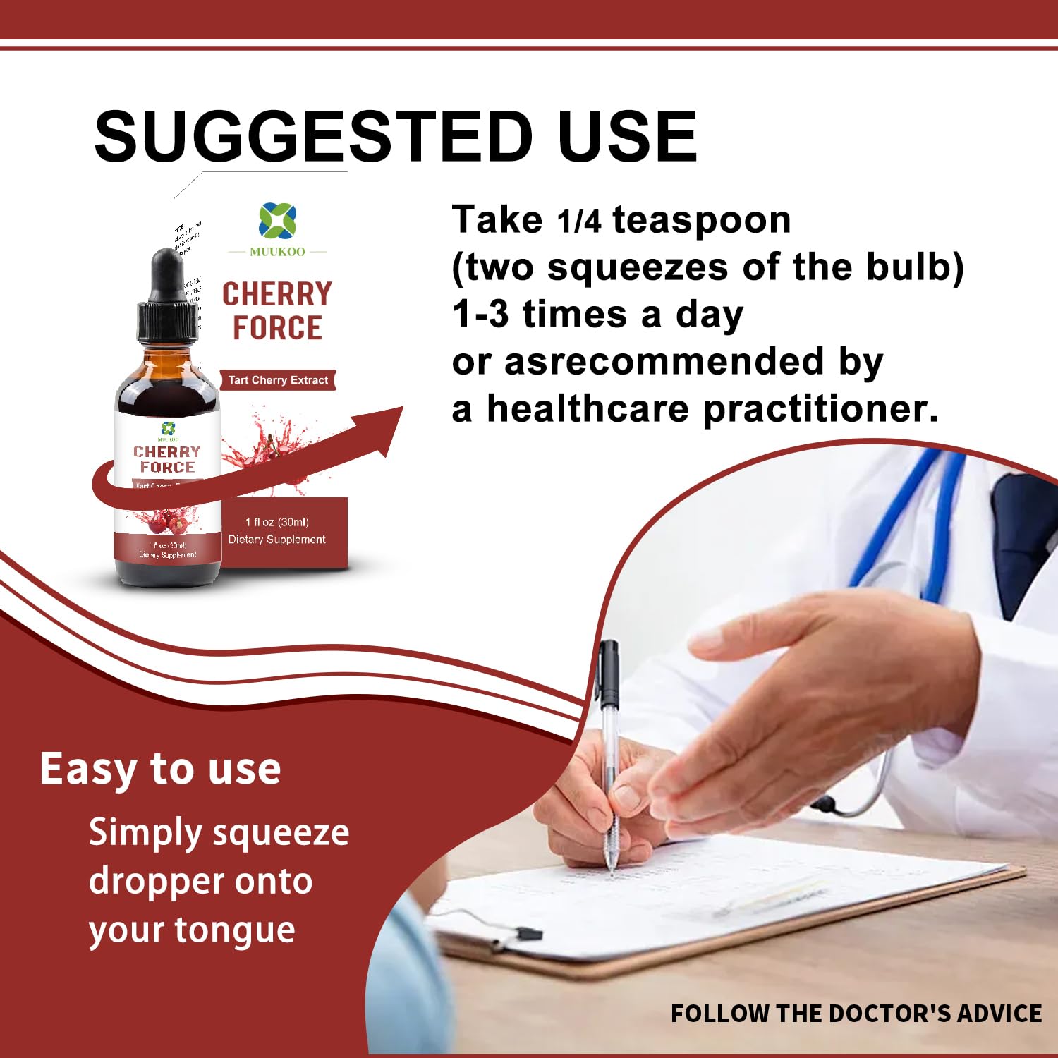 Cherry Force tart cherry juice with unique taste