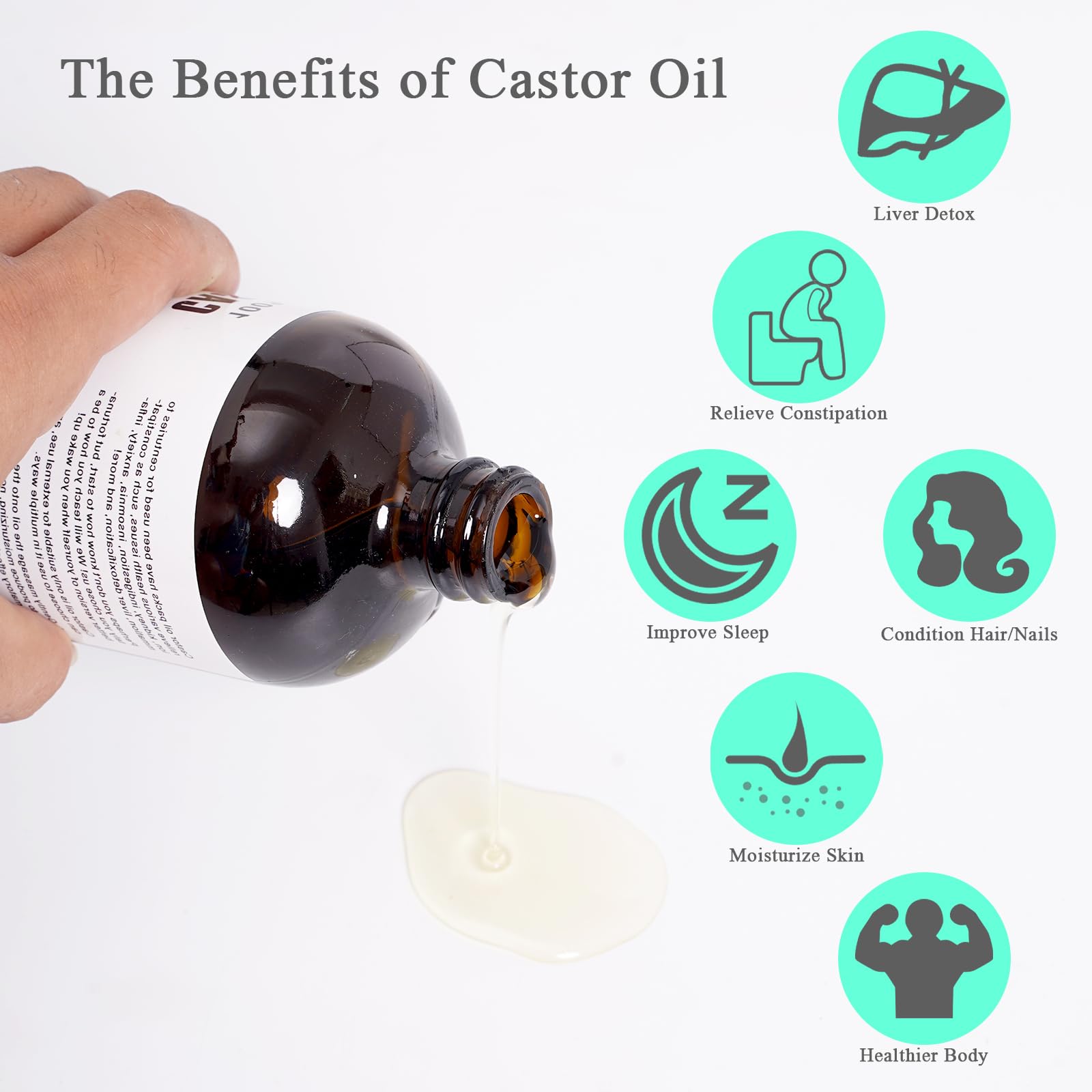 Castor oil chest care wrap