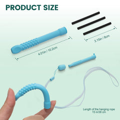 Portable aroma sticks with protective cover and detachable rope