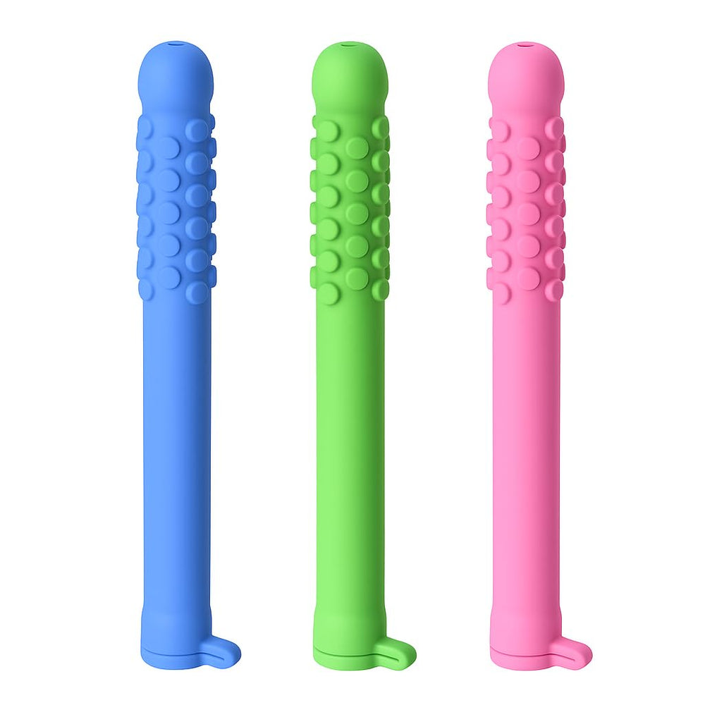 Chewable Breather Sticks – 3-pack package on white background