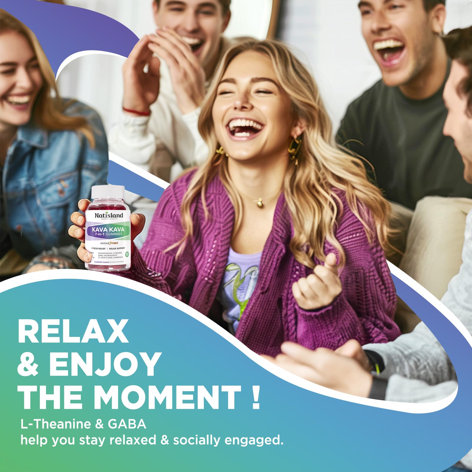 Relaxation and stress relief themed imagery with herbs