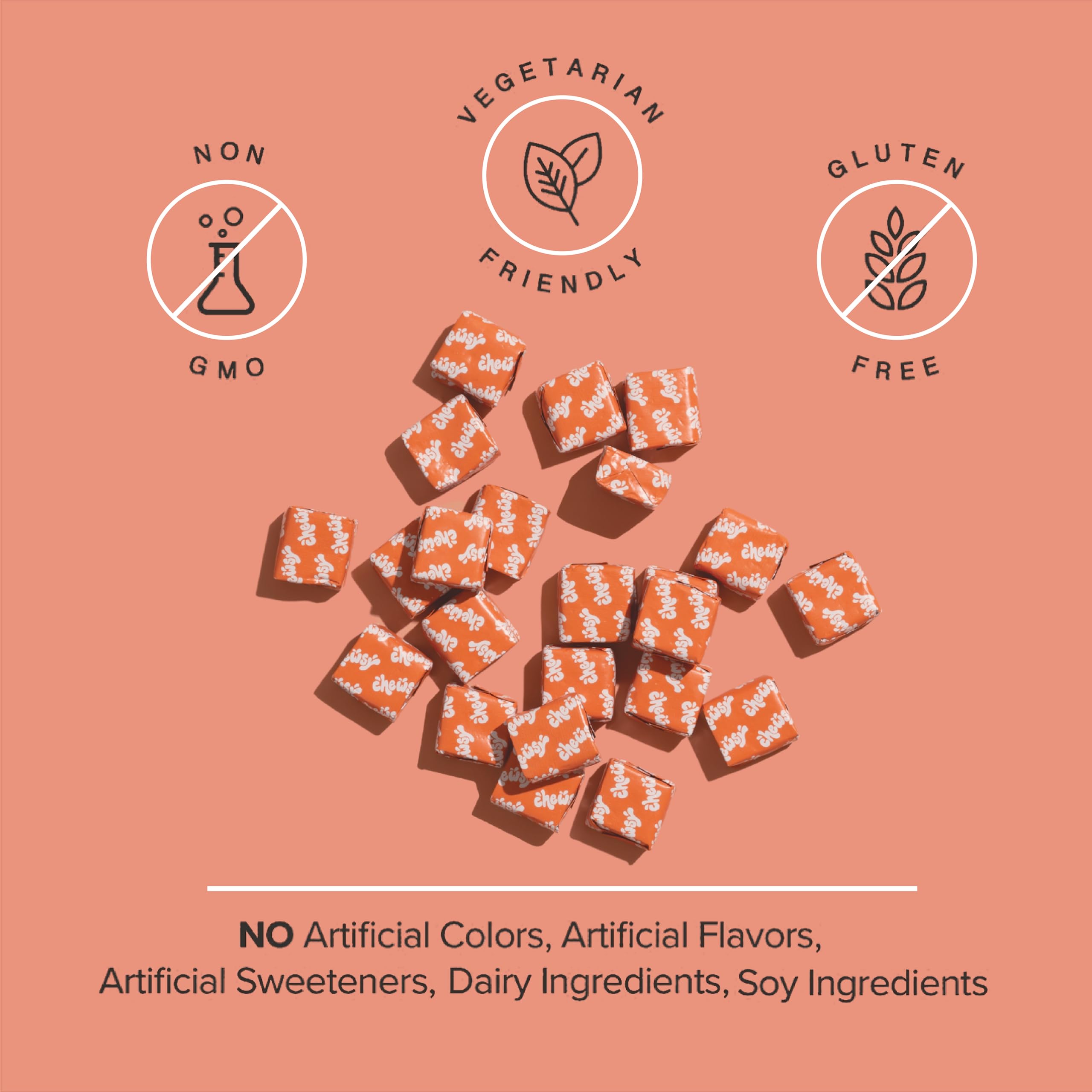 Kid-friendly wild berry flavored chewable vitamins