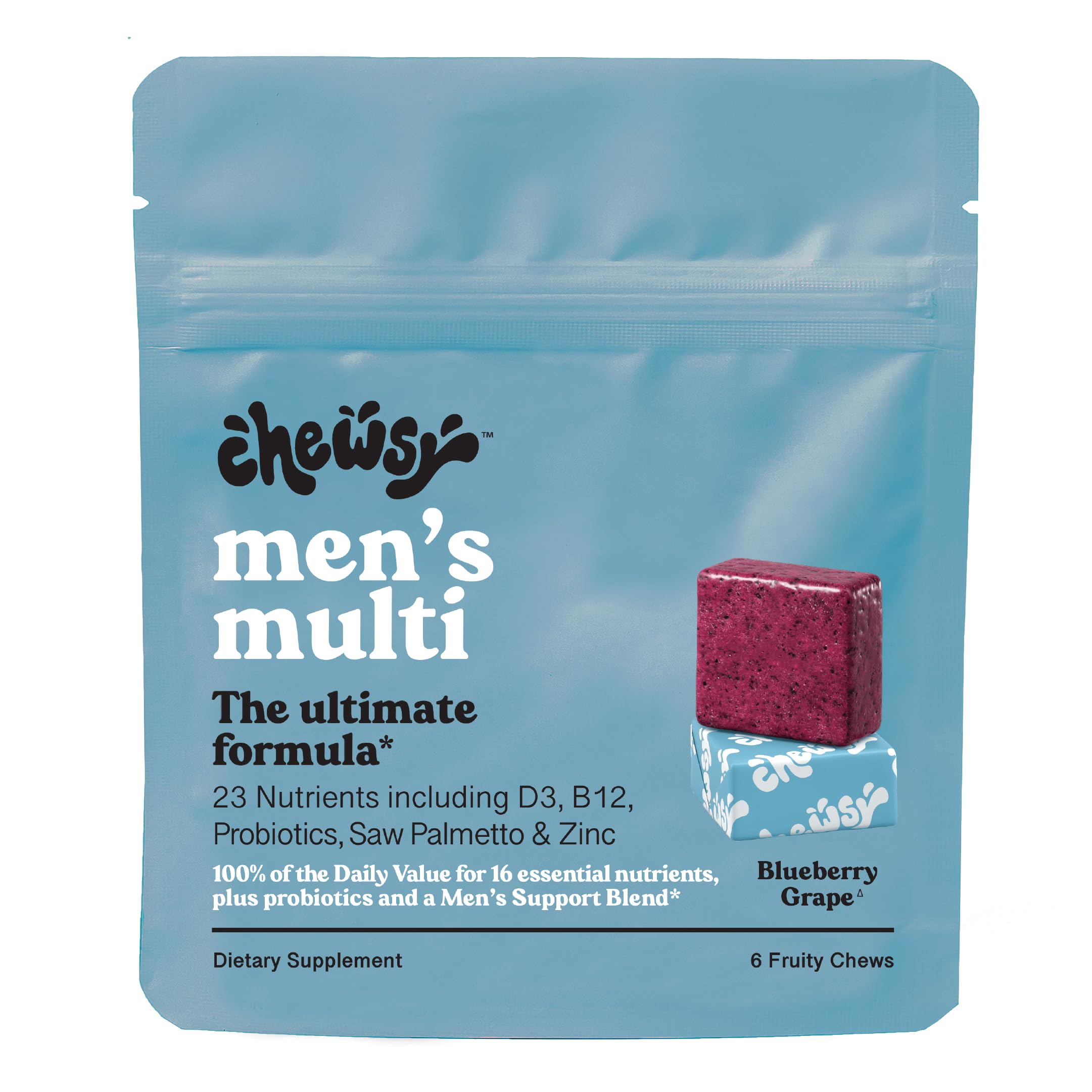 Chewsy Men’s Multivitamin Chews front view