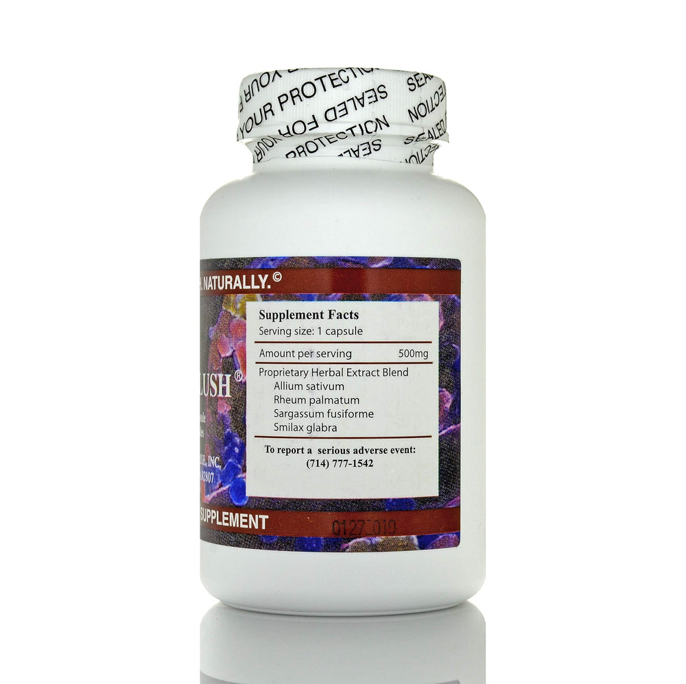 Packaging and capsules of Metal Flush 120 capsules