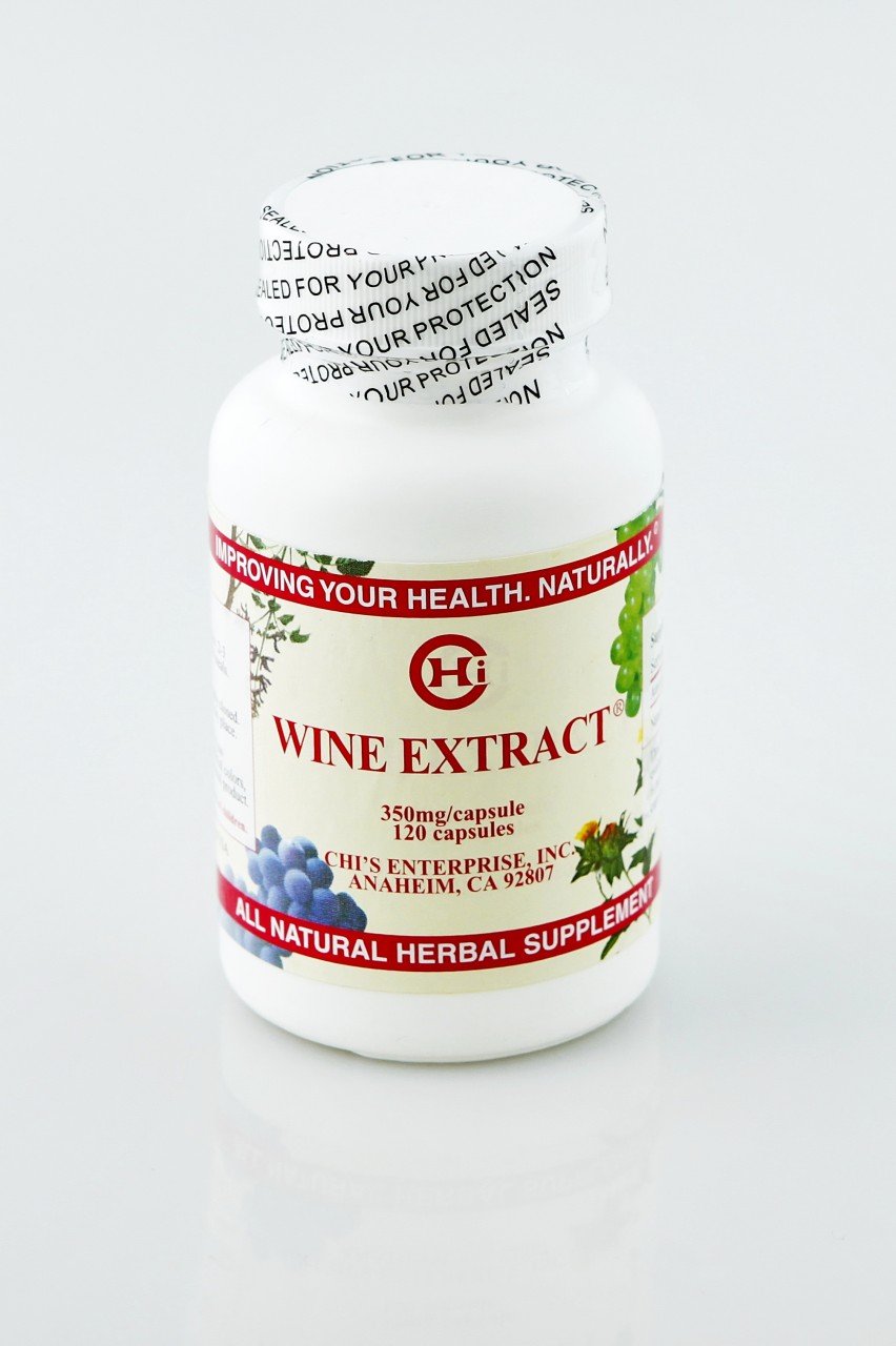 Chi's Enterprise Wine Extract 120 Capsules bottle