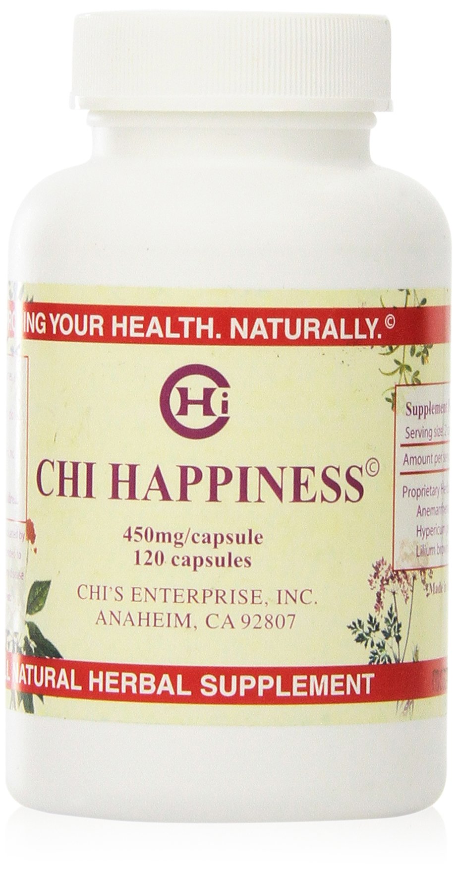 Chi Happiness bottle with 120 capsules