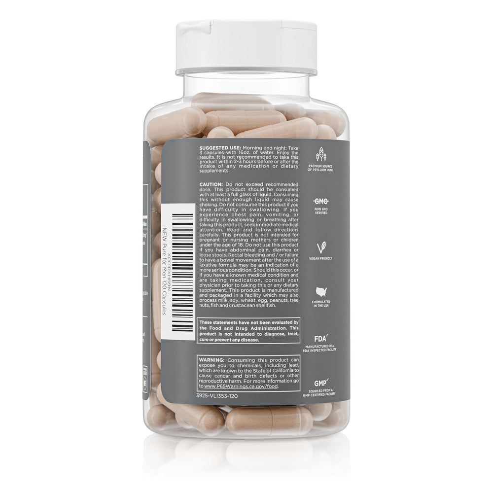 Chia seeds and flaxseeds used in the formula