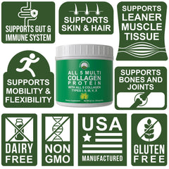 Chicken bone broth collagen concentrate