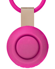 CHICWAY portable sound machine in Barbie pink for on-the-go baby soothing.