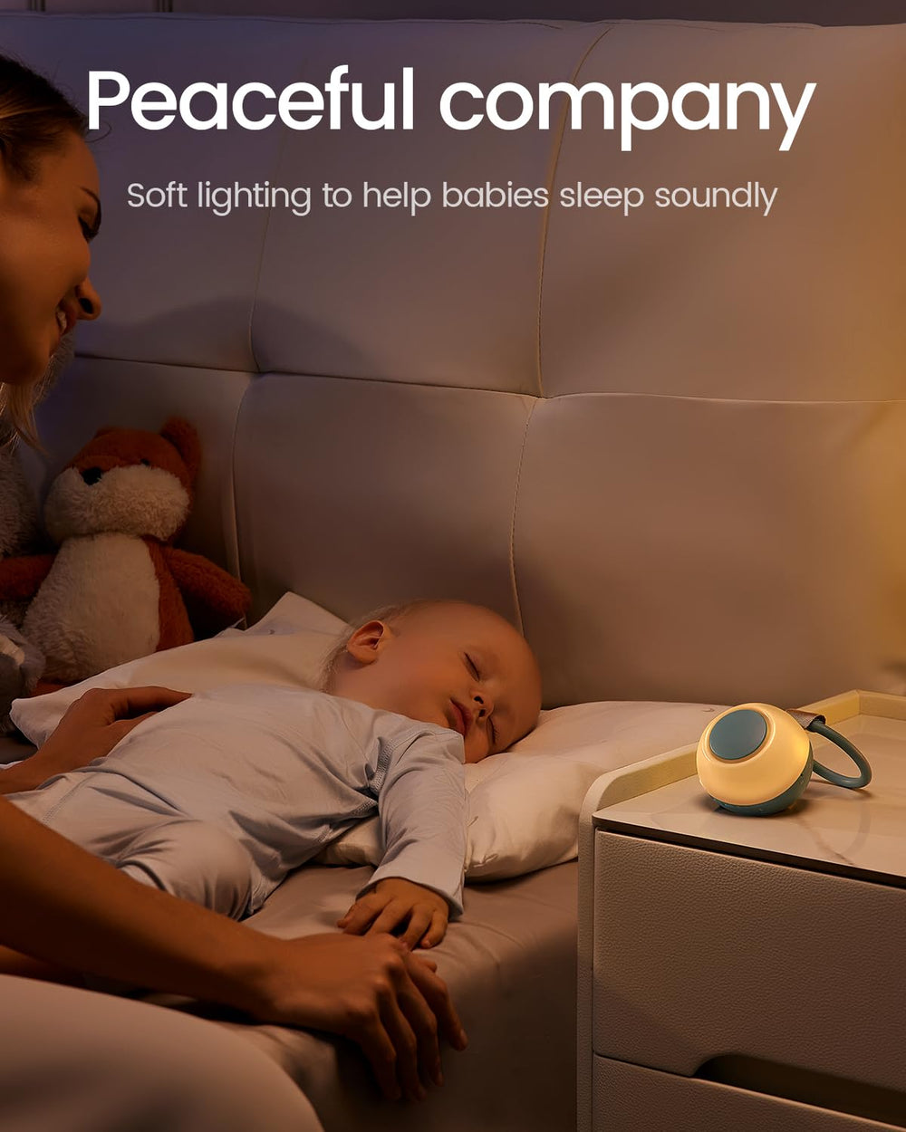 CHICWAY Bluetooth control lets parents stream music at bedtime