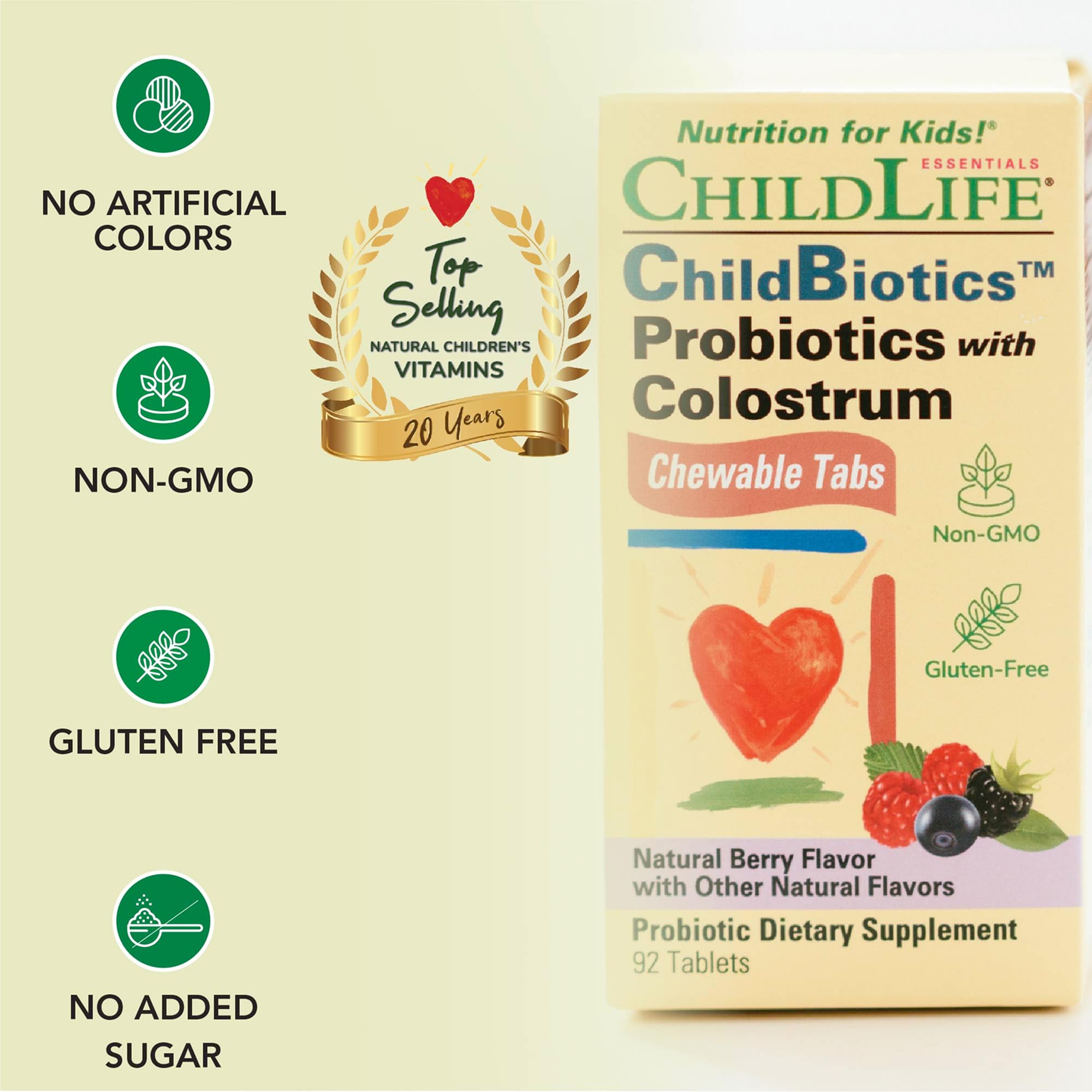Illustration of digestive health benefits for kids