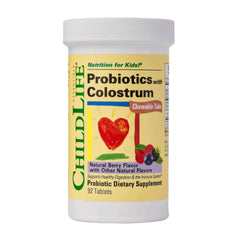 CHILDLIFE ESSENTIALS ChildBiotics bottle label in Natural Berry flavor