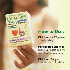 Pediatrician-approved Childbiotics probiotic by Dr. Murray Clarke