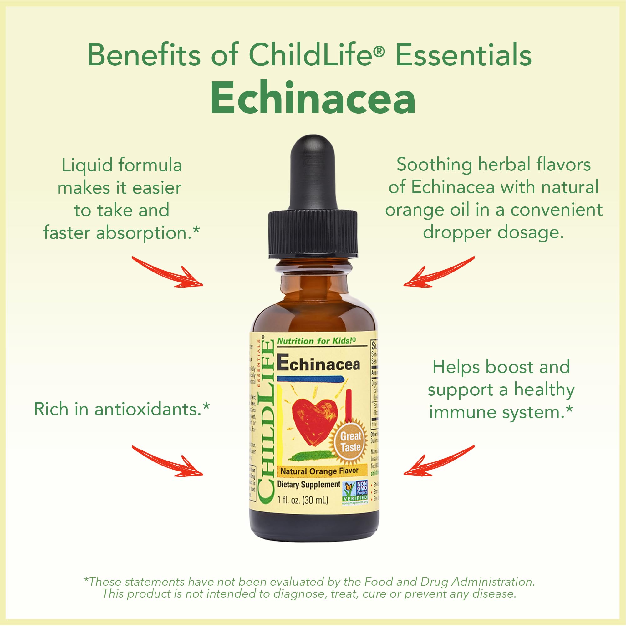 Close up of Echinacea bottle from Immune Support 3 Pack
