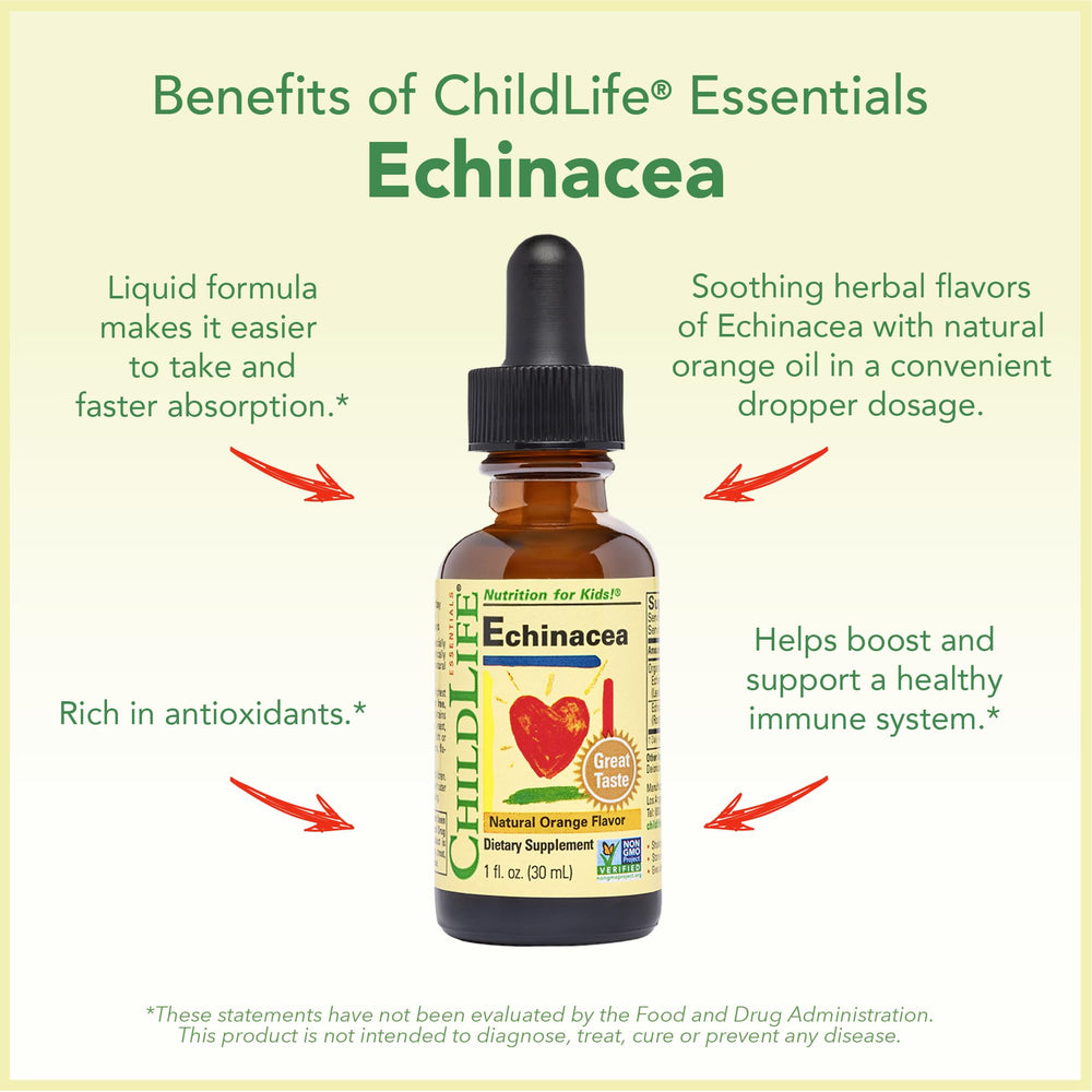 Close up of Echinacea bottle from Immune Support 3 Pack