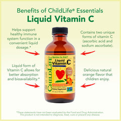 Close up of Liquid Vitamin C bottle from Immune Support 3 Pack