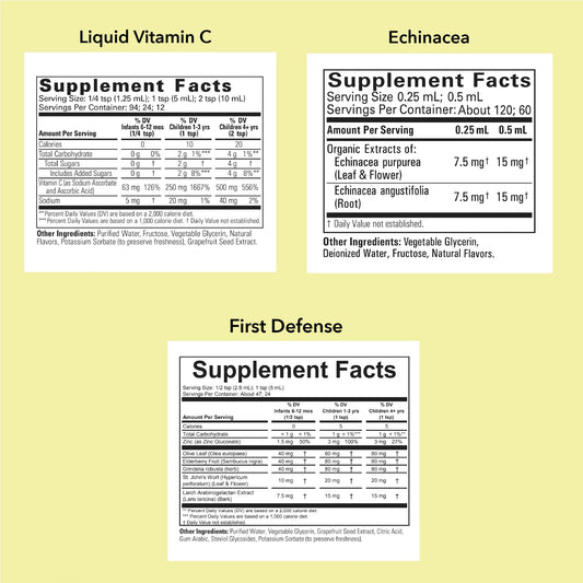 ChildLife Immune Support 3 Pack First Defense bottle