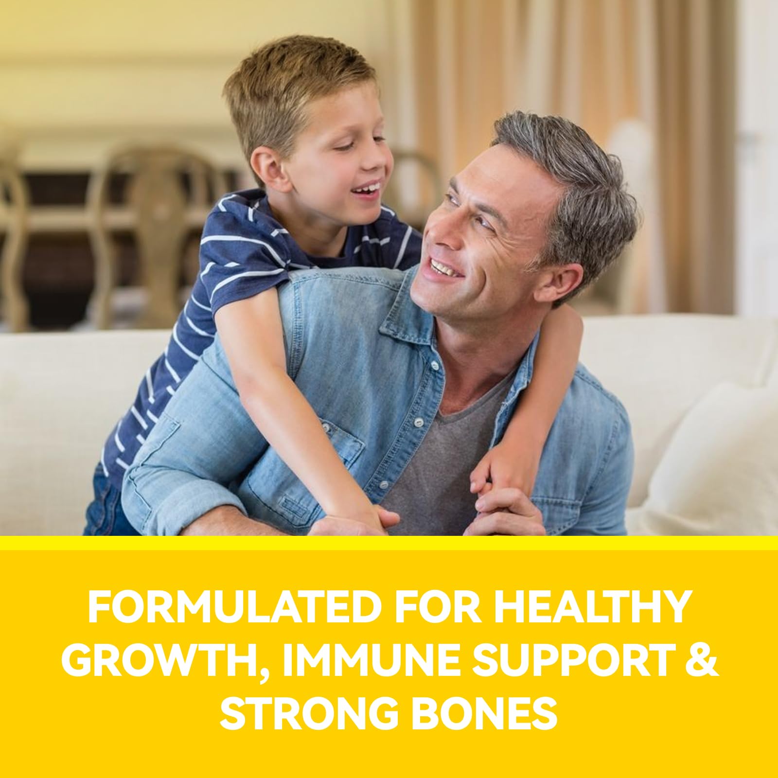 Kids enjoying the mixed fruit flavored chewables