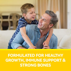 Kids enjoying the mixed fruit flavored chewables
