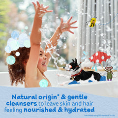 Organic sweet orange fragrance highlight from Childs Farm product imagery