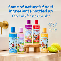 Vegan and cruelty-free Childs Farm packaging close-up