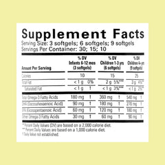 Close-up of CHILDLIFE ESSENTIALS Pure DHA for Kids softgels