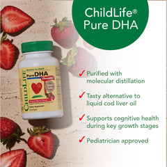 Sustainably sourced ingredients for CHILDLIFE ESSENTIALS Pure DHA for Kids