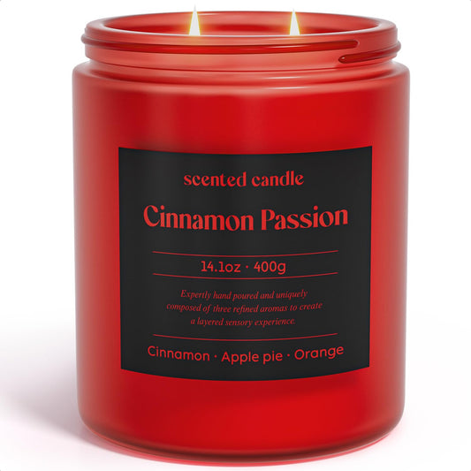 CHILLFLAME Cinnamon Candle 14.1 oz front view