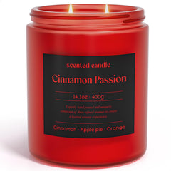 CHILLFLAME Cinnamon Candle 14.1 oz front view