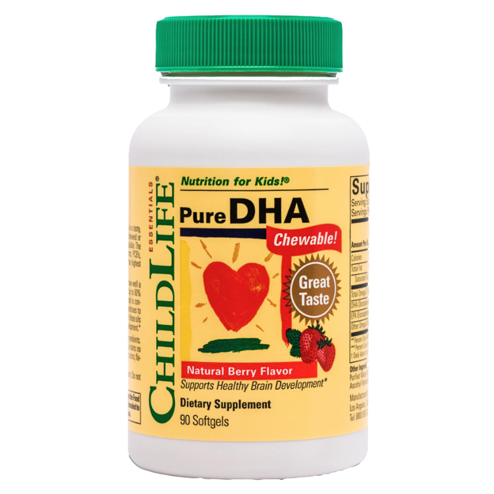 CHILDLIFE Essentials Pure DHA for Kids natural berry flavor product hero image