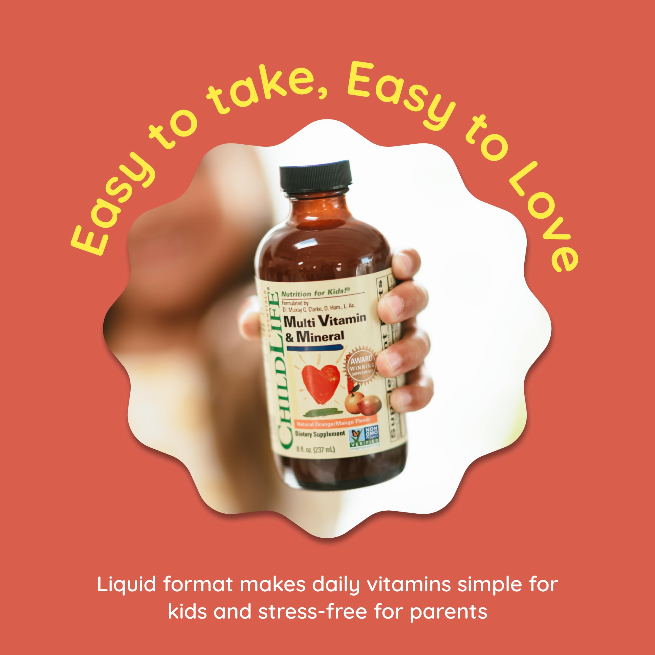 Gluten-free and non-GMO assurance on CHILDLIFE product