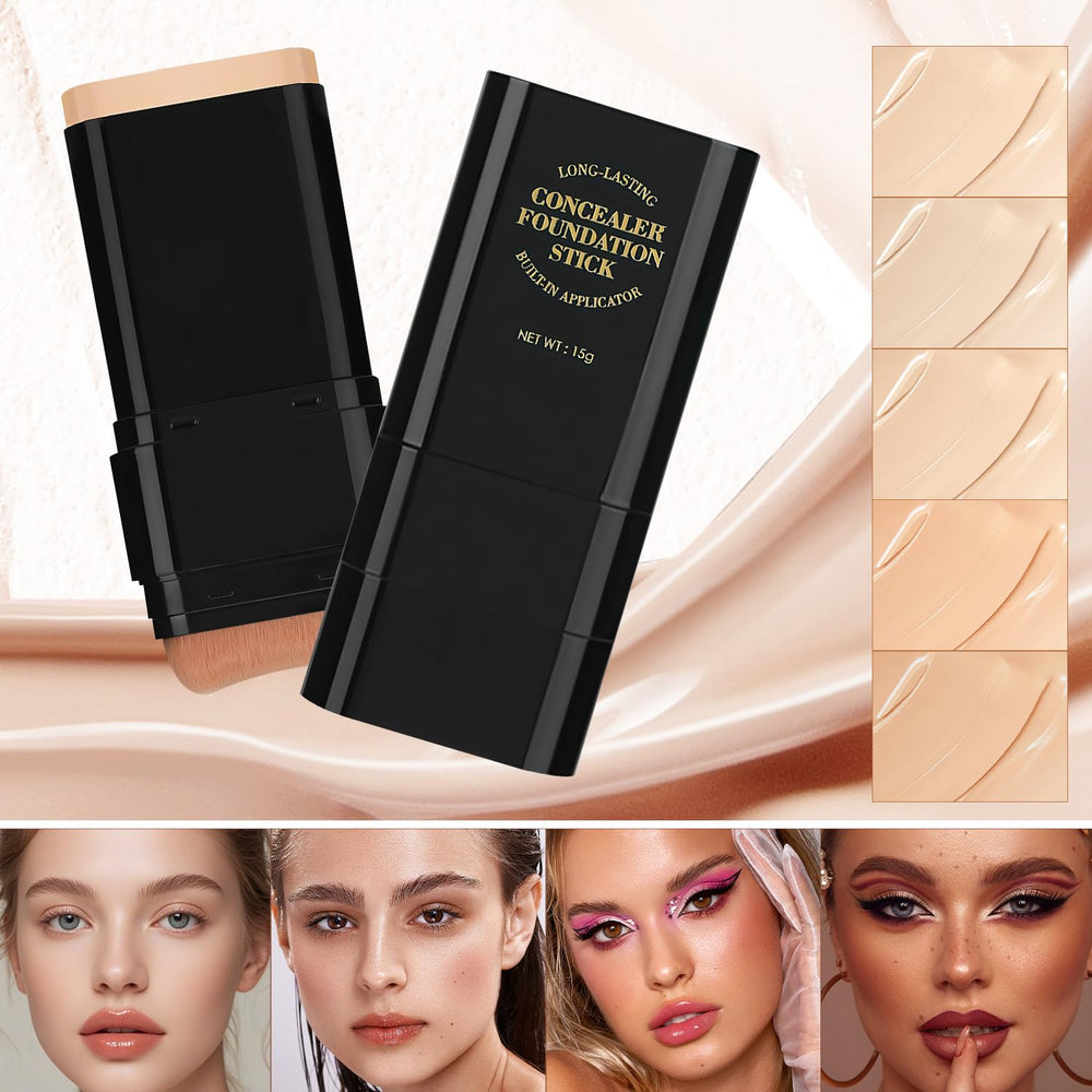 Chinosuo compact 2-in-1 design ideal for daily touch-ups on the go.