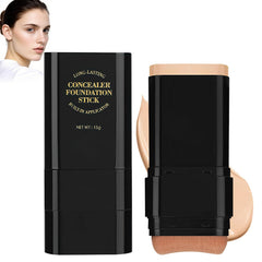 Chinosuo concealer-foundation-stick dual-ended design for quick, precise blemish coverage.