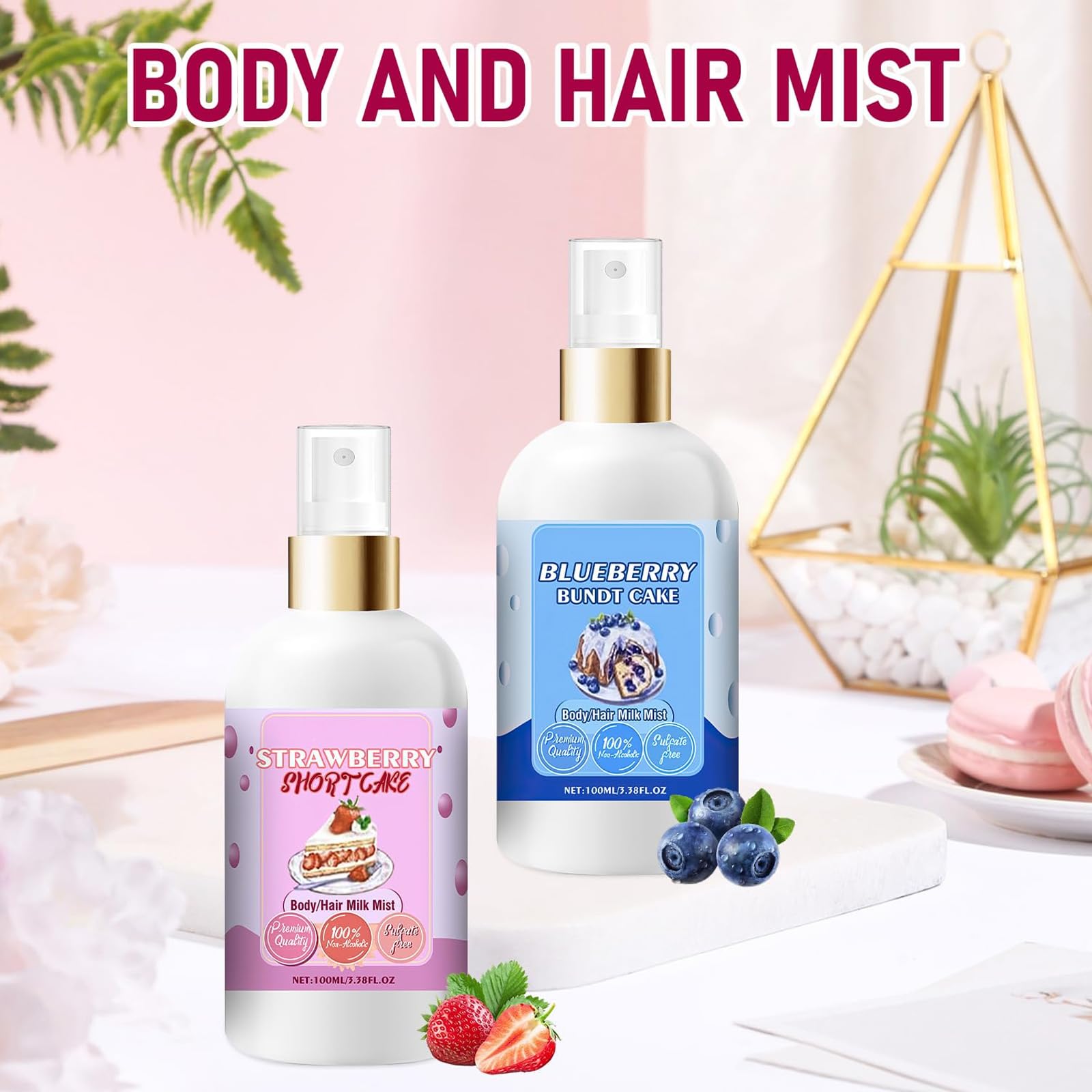Chinosuo Strawberry Shortcake mist pocket-size bottle for on-the-go aroma