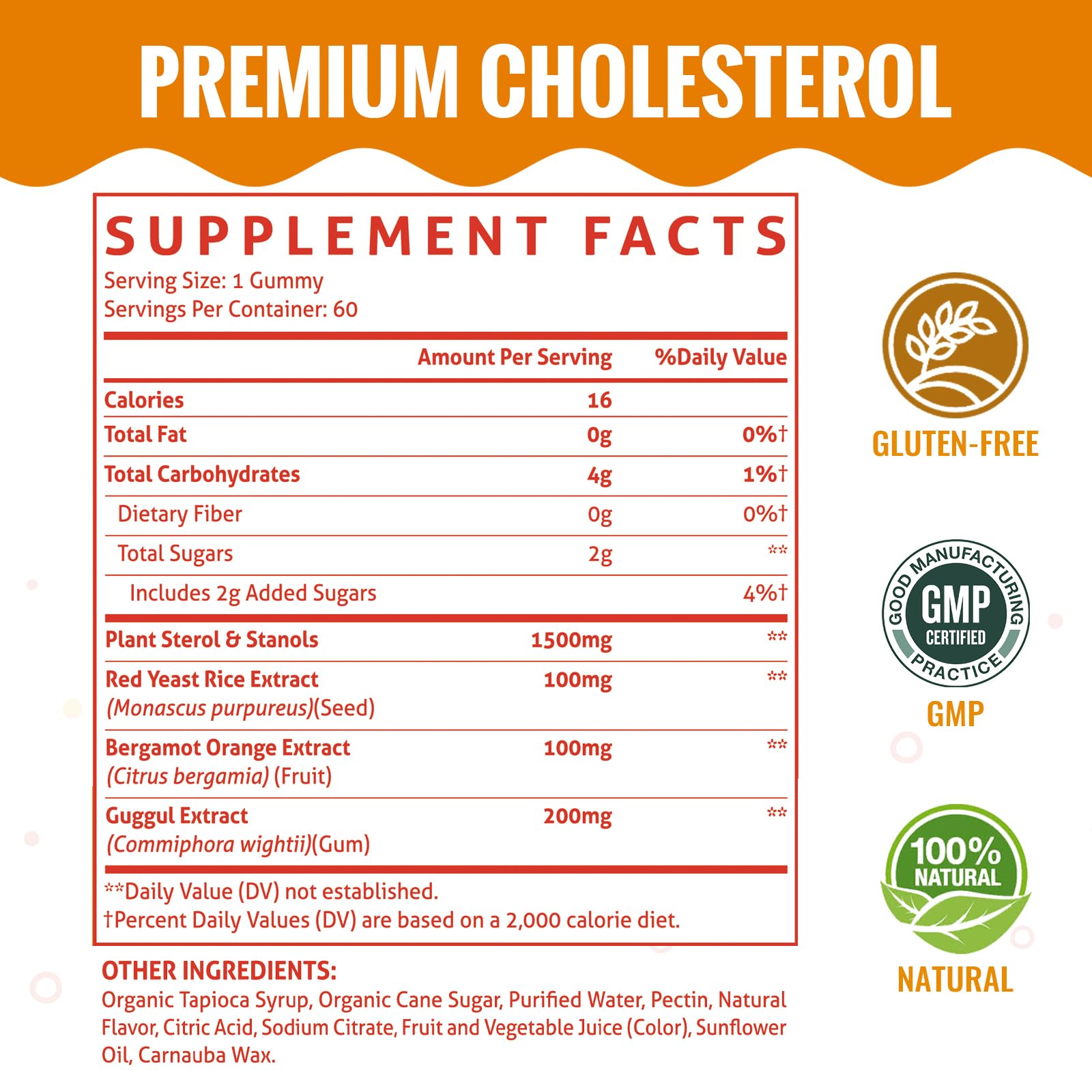 Front view of ChiQwench Mixed Berry Cholesterol Gummies 120 count