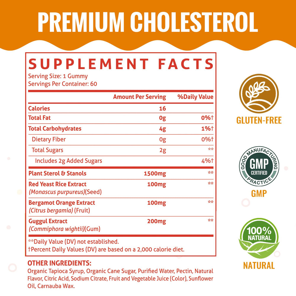 Front view of ChiQwench Mixed Berry Cholesterol Gummies 120 count